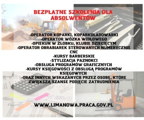 Zdjęcie artykułu Bezpłatne szkolenia dla absolwentów